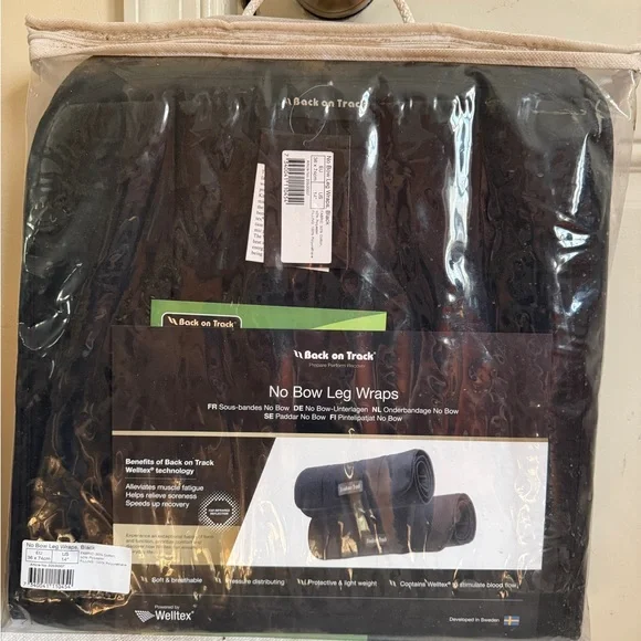 No Bow Leg Wraps - Black - Picture 1 of 2